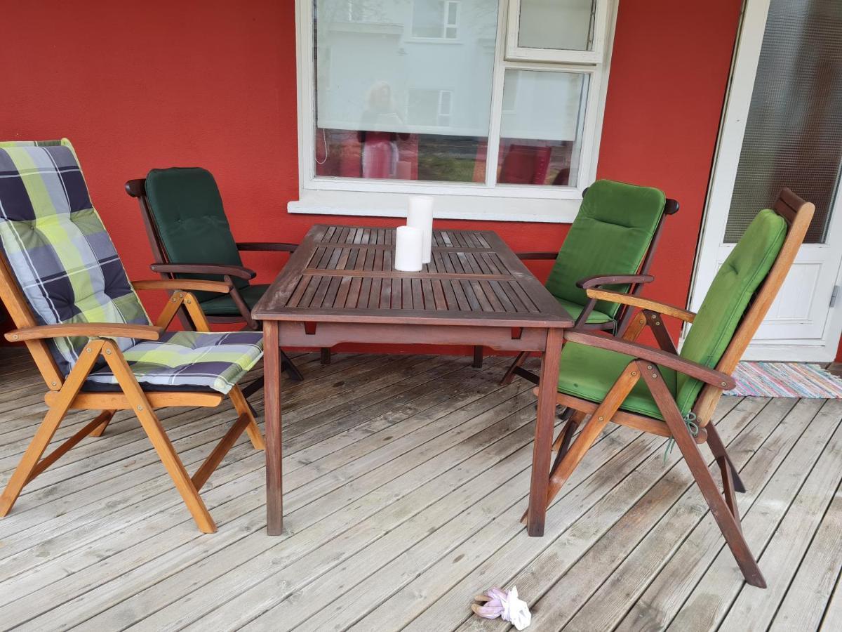 Íbúð með gott andrúmsloft Akureyri Kültér fotó